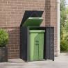 Wheelie Bin Storage for Single Bin - Anthracite Steel