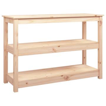 Classic Solid Pine Console Table - 110x40x74 cm | HipoMarket