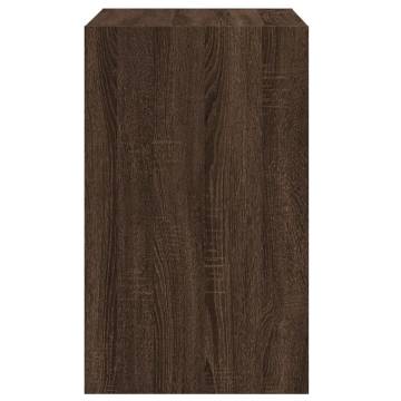 Shoe Cabinet Brown Oak - Compact & Stylish Storage Solution