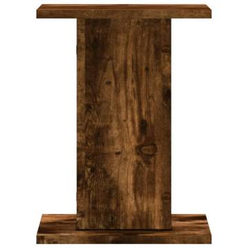 Speaker Stands 2 pcs Smoked Oak | Durable & Stylish Design