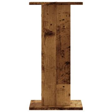 Stylish Speaker Stands - Old Wood 30x30x60 cm | Hipo Market