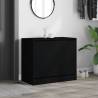 Shoe Cabinet Black 80x42x69 cm | Stylish Organiser