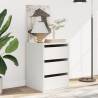 White Corner Chest of Drawers - Stylish Storage Solution