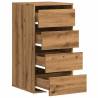 Artisian Oak Corner Chest of Drawers - 40x41x76 cm