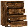 Corner Chest of Drawers in Smoked Oak – 60x41x76 cm