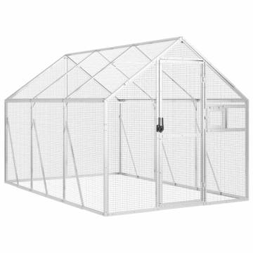 Aviary Silver 1.79x3x1.85m Aluminium - Safe & Spacious for Birds