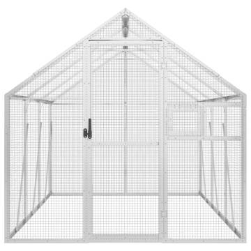 Aviary Silver 1.79x3x1.85m Aluminium - Safe & Spacious for Birds