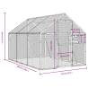 Aviary Silver 1.79x3x1.85m Aluminium - Safe & Spacious for Birds