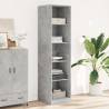  Wardrobe Concrete Grey 50x50x200 cm Engineered Wood Colour concrete grey Size 50 x 50 x 200 cm Quantity in Package 1 Amount 4 shelves 