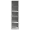 Concrete Grey Wardrobe 50x50x200 cm - Stylish Storage Solution