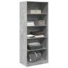 Stylish Concrete Grey Wardrobe - 80x50x200 cm | Hipomarket