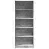 Stylish Concrete Grey Wardrobe - 80x50x200 cm | Hipomarket