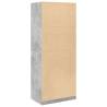 Stylish Concrete Grey Wardrobe - 80x50x200 cm | Hipomarket