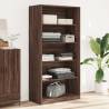  Wardrobe Brown Oak 100x50x200 cm Engineered Wood Colour brown oak Size 100 x 50 x 200 cm Quantity in Package 1 Amount 4 shelves 