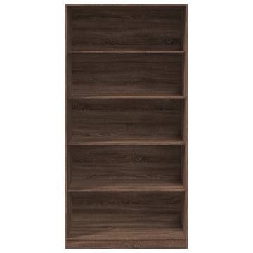 Stylish Brown Oak Wardrobe - 100x50x200 cm | HiPoMarket