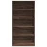 Stylish Brown Oak Wardrobe - 100x50x200 cm | HiPoMarket