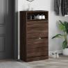 Shoe Cabinet Brown Oak 60x34x116 | Stylish Storage Solution