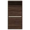 Shoe Cabinet Brown Oak 60x34x116 | Stylish Storage Solution