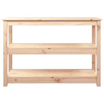 Classic Solid Pine Console Table - 110x40x74 cm | HipoMarket