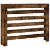 Radiator Cover Smoked Oak 104x20x82 cm - Stylish & Durable