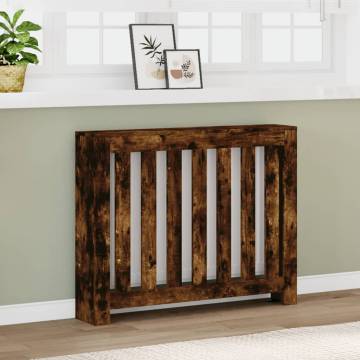 Radiator Cover Smoked Oak - Modern Engineered Wood | HipoMarket