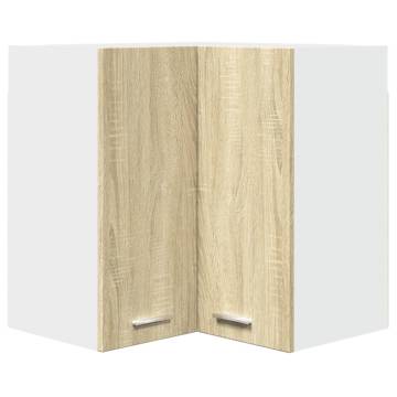 Hanging Corner Cabinet Sonoma Oak - 57x57x60 cm | HipoMarket