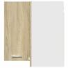 Hanging Corner Cabinet Sonoma Oak - 57x57x60 cm | HipoMarket