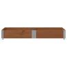 Pallet Collar Brown 150x100 cm - Solid Pine Wood Storage Solution