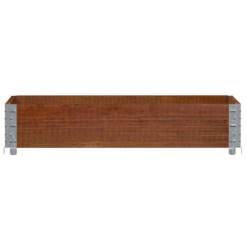 Pallet Collar Brown 100x50 cm Solid Pine - Secure & Stackable