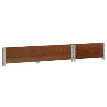 Pallet Collar Brown 100x50 cm Solid Pine - Secure & Stackable