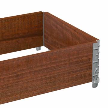 Pallet Collar Brown 100x50 cm Solid Pine - Secure & Stackable