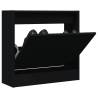 Shoe Cabinet Black 60x21x57 cm Engineered Wood Colour black Size 60 x 21 x 57 cm Quantity in Package 1 Number of 