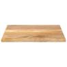 Solid Mango Wood Table Top 90x90 cm - Rustic Style