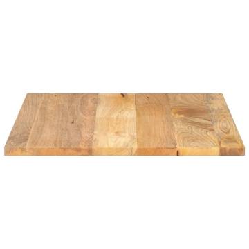 Solid Mango Wood Table Top 90x90 cm - Rustic Style