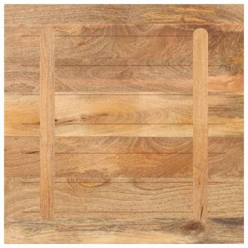 Solid Mango Wood Table Top 90x90 cm - Rustic Style