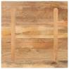 Solid Mango Wood Table Top 90x90 cm - Rustic Style