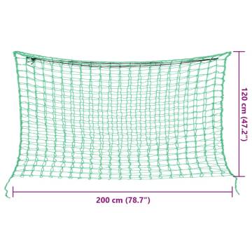 Hay Nets 2 pcs Rectangular Green 200x120 cm PP - Hipomarket