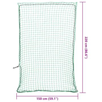 Trailer Net with Elastic Rope Green 2.2x1.5m - Durable & Safe