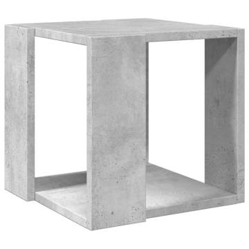 Stylish Concrete Grey Coffee Table – 32x32x30 cm | HipoMarket