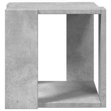 Stylish Concrete Grey Coffee Table – 32x32x30 cm | HipoMarket