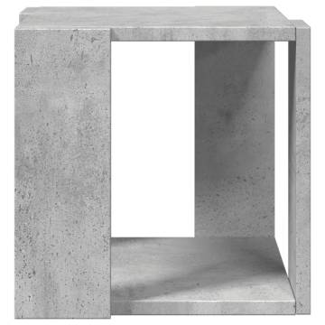 Stylish Concrete Grey Coffee Table – 32x32x30 cm | HipoMarket