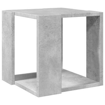 Stylish Concrete Grey Coffee Table – 32x32x30 cm | HipoMarket