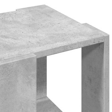 Stylish Concrete Grey Coffee Table – 32x32x30 cm | HipoMarket