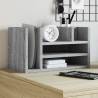 Desk Organiser Grey Sonoma - Durable Engineered Wood | Hipomarket