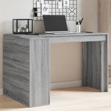 Grey Sonoma Office Desk - Stylish & Space-Saving | HipoMarket