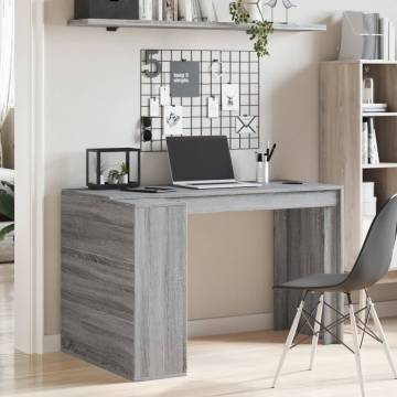 Grey Sonoma Office Desk - Stylish & Space-Saving | HipoMarket