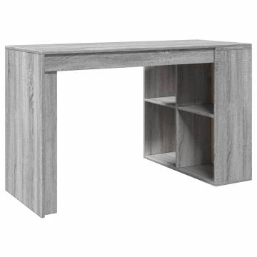 Grey Sonoma Office Desk - Stylish & Space-Saving | HipoMarket