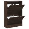 Shoe Cabinet Brown Oak 60x21x87.5 cm Engineered Wood Colour brown oak Size 60 x 21 x 87.5 cm Quantity in Package 1 Number of 