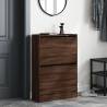 Shoe Cabinet Brown Oak - 60x21x87.5 cm | HipoMarket