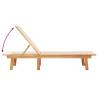 Classic Sun Loungers Set with Table - Acacia & Textilene